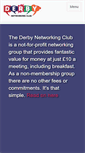 Mobile Screenshot of derbynetworkingclub.com